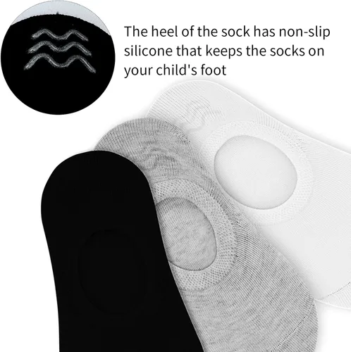 Vista 6 de Kereda 10 pares de calcetines de algodón antideslizantes para niños y niñas