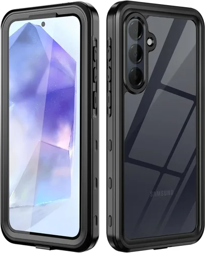 Vista 9 de Funda impermeable para Samsung Galaxy A14 5G, protector de pantalla integrado, cuerpo completo de 360°, resistente a prueba de golpes, a prueba
