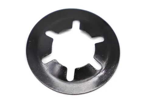 Vista 5 de Kit de surtido de 260 piezas [9 tamaños] de arandelas de seguridad con dientes internos Starlock negras, M2/M2.5/M3/M4/M5/M6/M8/M10/M12