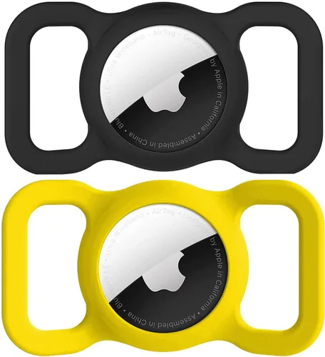 Vista 8 de Airtag - Soporte para collar de perro (2 unidades) para Apple Airtags Funda antipérdida de aire compatible con collares de perro de gato