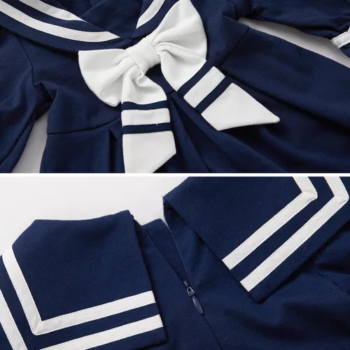 Vista 3 de Vestido náutico para niña de 0 a 4 años