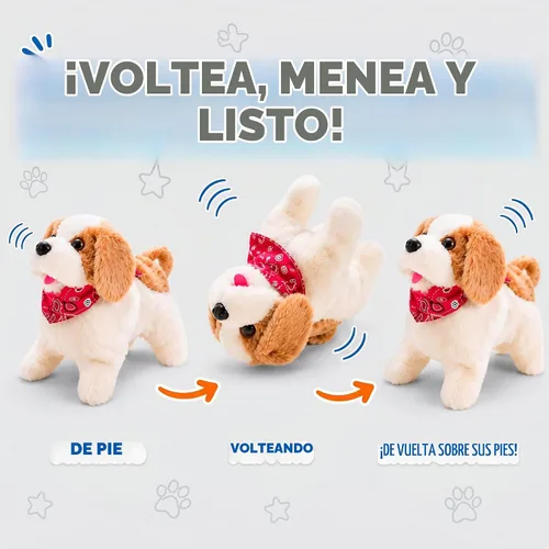 Vista 2 de Perro saltarín Cute Little Puppy, marometas, paseos, se sienta, da ladridos