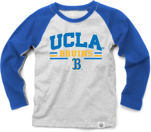 Vista 70 de Wes and Willy NCAA playera raglán de manga larga para niños