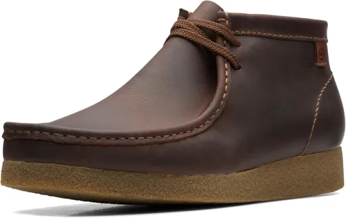 Vista 15 de Botas Shacre Clarks para Hombre Cuero negro