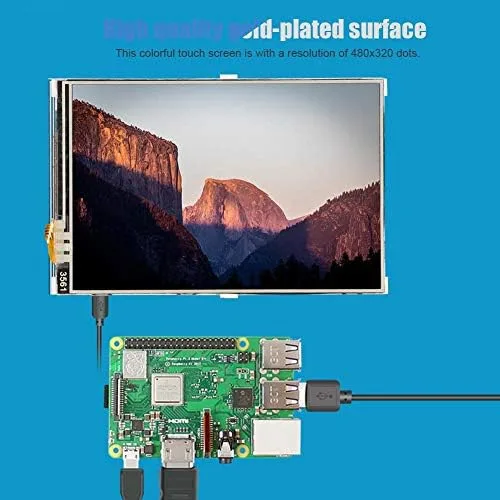 Vista 6 de Pantalla, 3.5 pulgadas 480x320 TFT LCD HDMI Monitor para Pi.