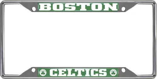 Vista 12 de FANMATS Marco de matrícula de metal cromado NBA