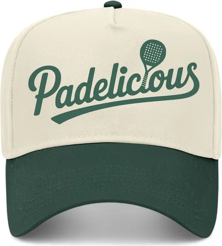 Vista 8 de Padelicious - Gorra de béisbol vintage Padel Gorra de béisbol premium Snapback para hombre y mujer