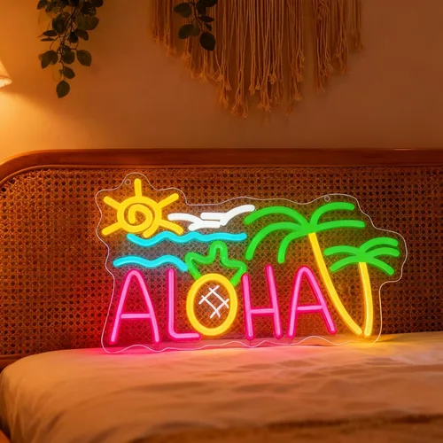 Vista 11 de Letrero de neón de levantamiento de pesas para decoración de pared, letras iluminadas, letrero LED de negocios, regalo de fiesta deportiva, letrero