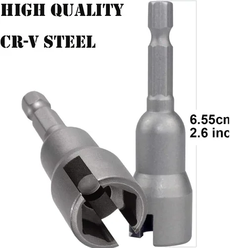 Vista 4 de PAGOW HD17921 llave para tuercas – vástago hexagonal de 1/4 pulgadas.