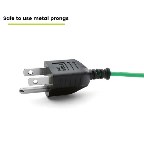 Vista 4 de TRUE CABLE Adaptador de cable de extensión de conexión y conexión a tierra para panel de conexión Ethernet blindado, enchufe NEMA 5-15P de 3
