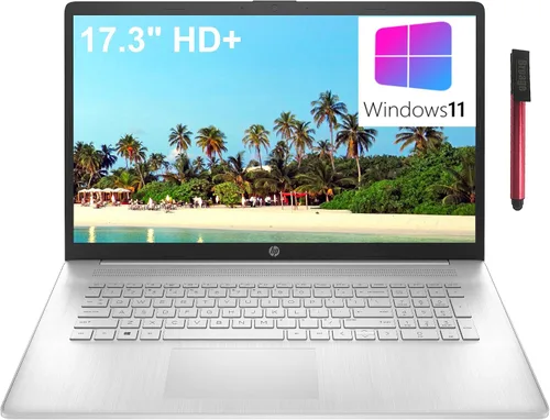 Vista 10 de HP Laptop Computer with 1-Year Office 365 for Student Daily Study & Home use, Intel N150, 8GB RAM, 256GB SSD+128GB UFS Storage, Long Battery Life &