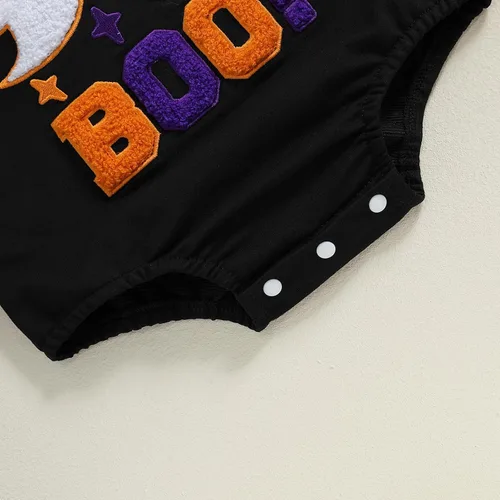 Vista 47 de Adobabirl Traje de Halloween para bebé, sudadera de fantasma, calabaza, mameluco, suéter de gran tamaño, lindo para otoño e invierno