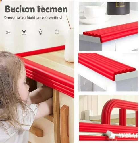 Vista 36 de Protectores de espuma compatibles con anclaje de pared para muebles, protectores de espuma para paredes, protectores de esquina con funciones