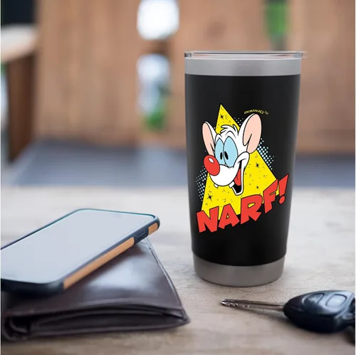 Vista 7 de Pinky and the Brain Narf - Vaso aislado de acero inoxidable