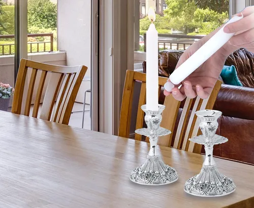 Vista 5 de Hyoola Puntos adhesivos para velas, puntos de cera para velas, adhesivo para velas, 24 puntos