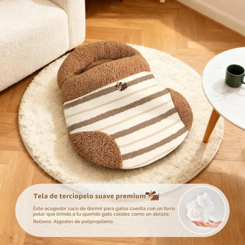 Vista 4 de Saco de dormir para gatos Camas para gatos de interior Saco de dormir