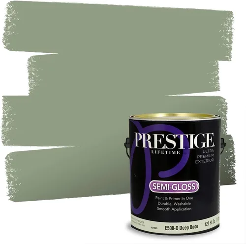 Vista 134 de Prestige Paints - 2 en 1, pintura base y pintura de exterior, E100-N-735BM