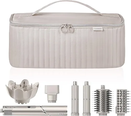 Vista 14 de Lexeeco Secador de pelo Herramientas Bolsa de viaje para Shark Flex Style Rosa