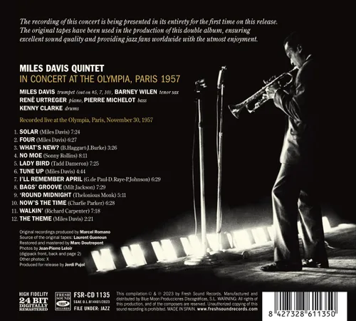 Vista 3 de In Concert At The Olympia, Paris 1957