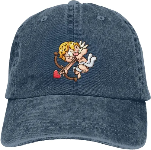 Vista 8 de MULIHU Valentine's Day Angel Baseball Cap for Men Women Hats Cotton Trucker Caps Adjustable Dad Hat