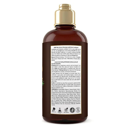 Vista 8 de WOW Skin Science Romero con acondicionador de biotina 16.9 oz