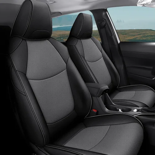 Vista 33 de Seat Covers for Mazda 3 2014 2015 2016 2017 2018 Custom Fit,Faux Leather Waterproof AirbagCompatible Car Seat Cover Full Set Black