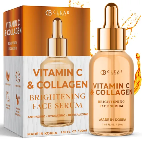 Vista 11 de Clear Beauty Suero de oro de 24 quilates y niacinamida para cara, antienvejecimiento, reafirmante, hidratación, tono y resplandor, probado por
