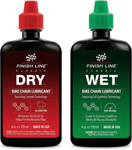 Vista 9 de Finish Line WET lubricante para cadena de bicicleta aceites de bicicleta