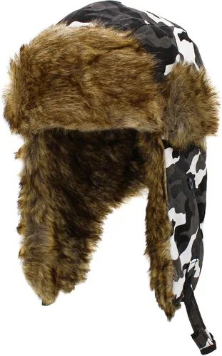 Vista 26 de Wool Blend Aviator Trapper hat Trooper Ear Flaps Ushanka Eskimo Russian Warm Winter Cold 1. Mezcla de lana de oliva
