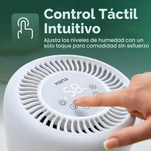 Vista 5 de Humea Humidificador Evaporativo WiFi App 3L Beige