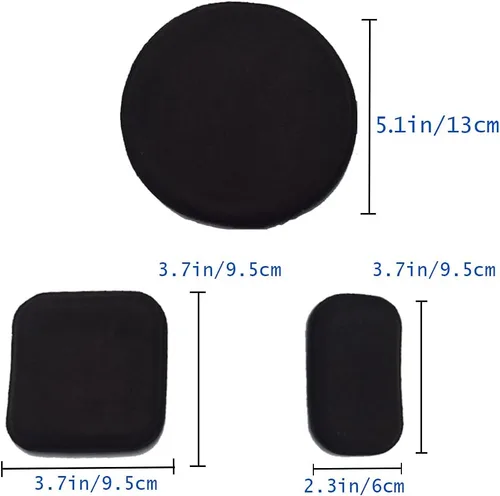 Vista 3 de Kit universal de acolchado para casco, almohadillas de espuma para casco de motocicleta al aire libre, juego de almohadillas de repuesto para casco