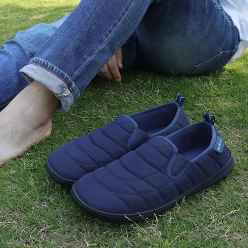 Vista 6 de Pantuflas para hombre de espuma viscoelástica para exteriores, zapatos de casa para interiores