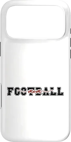 Vista 22 de Proud Football Mom Game Day Varsity Script Style Case for iPhone 17