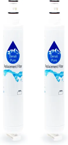 Vista 2 de KitchenAid KTRC22EMSS01 - Paquete de 2 filtros de agua de repuesto para refrigerador, compatible con cartucho de filtro de agua KitchenAid 4396701