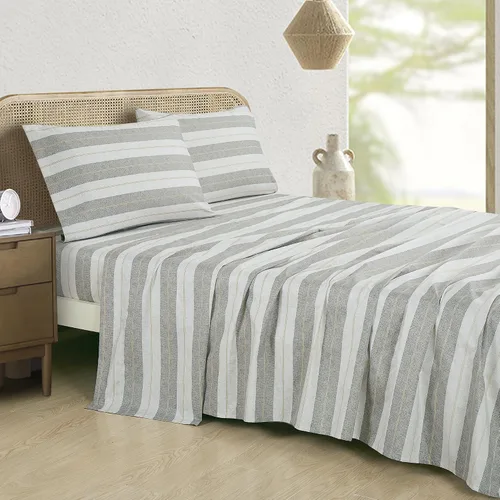Vista 18 de Chezmoi Collection Juego de sábanas geométricas Lodge de 3 piezas tamaño Twin - Multicolor azul con estampado de diamante, microfibra cepillada