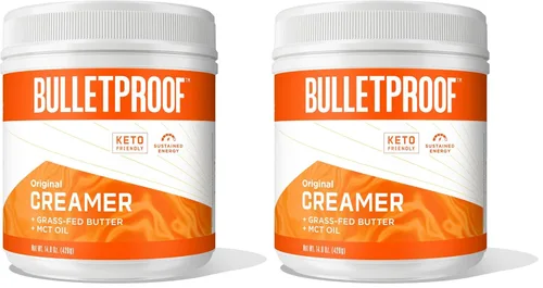 Vista 8 de Crema de Café Bulletproof Vainilla Francesa, 14.8 Onzas, Crema de Café Keto con Aceite MCT y Mantequilla Alimentada con Hierba Apoya la función
