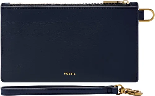 Vista 2 de Fossil Cartera pequeña de cuero para mujer con correa extraíble