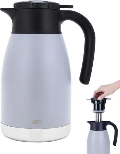 Vista 19 de Jarra térmica para café GiNT de 1L / 34Oz, jarras de café de acero inoxidable aisladas para mantener caliente/Jarra térmica de vacío de doble pared