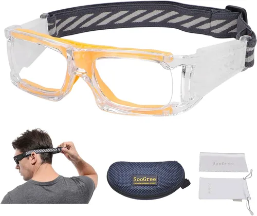 Vista 12 de SooGree Gafas protectoras de baloncesto y fútbol para hombres y mujeres