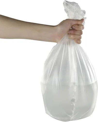 Vista 3 de Bolsas de basura pequeñas de 3 galones, 225 unidades, negras, transparentes y blancas