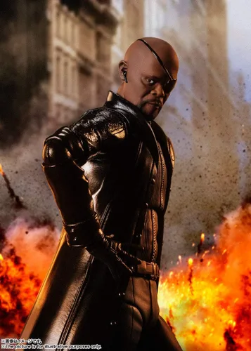 Vista 9 de Bandai sh figuarts Nick Fury Los Vengadores