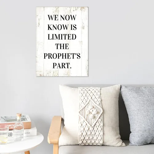 Vista 3 de We Now Know is Limited - Placa de pared retro con cita divertida e inspiradora, paneles de madera, decoración de madera, placa para colgar