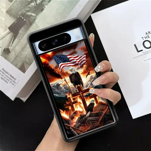 Vista 531 de Compatible con Google Pixel 4A 5G Mobile Case Creative Acrylic Panel trasero Silicona Protección Grip especialmente diseñado para Google Pixel 4A 5G