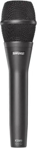 Vista 3 de Shure KSM9HS Micrófono vocal de mano de condensador de doble diafragma, negro