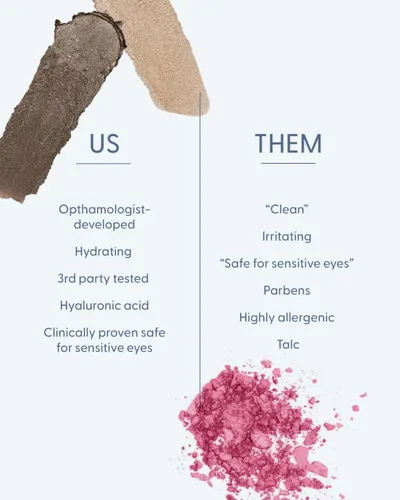 Vista 8 de twenty/twenty beauty Visionary - Lápiz de sombra de ojos en crema brillante, seguro para ojos sensibles, desarrollado por oftalmólogos, vegano