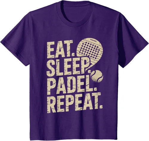 Vista 67 de Camiseta Eat Sleep Padel Repeat Padel Jugador de Tenis
