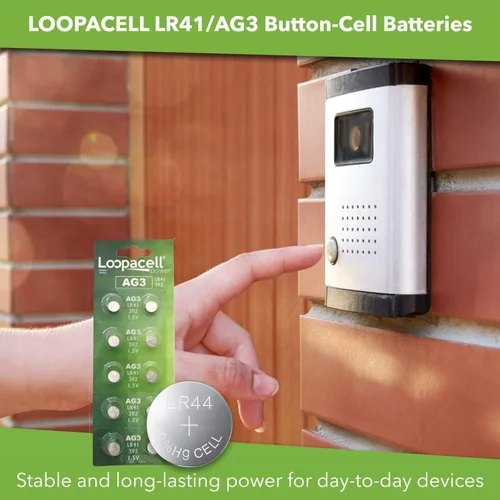Vista 5 de LOOPACELL LR41 AG3 392 384 192 - Pilas de botón de 1,5 V (paquete de 50)