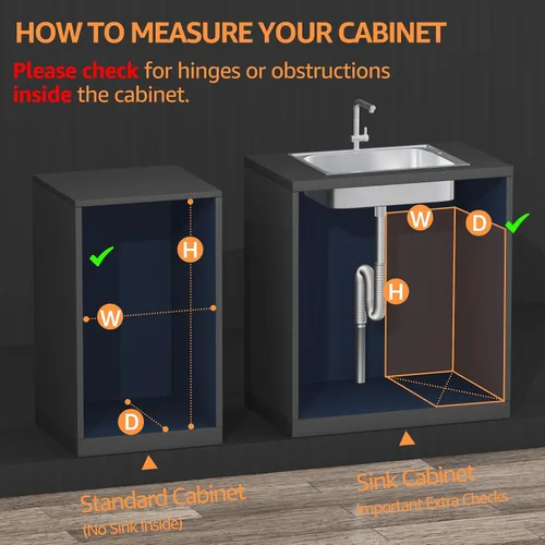 Vista 3 de Cubo de basura doble extraíble debajo del gabinete con kit de montaje de puerta, bote de basura debajo del fregadero para cocina con toboganes