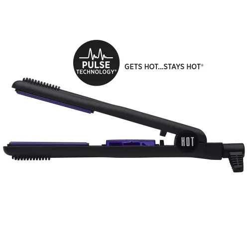 Vista 4 de Hot Tools Plancha plana ligera profesional de cerámica + turmalina, 1 pulgada