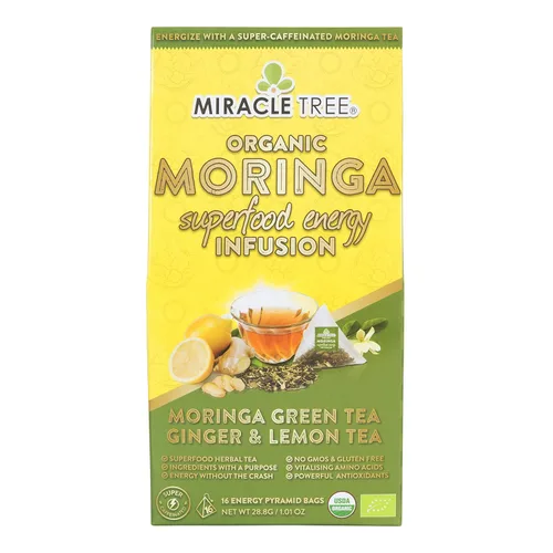 Vista 17 de Miracle Tree 's Energizing Moringa Infusion - Chai Mezcla súper cafeína Alternativa de café saludable, perfecta para concentrarse Certificado
